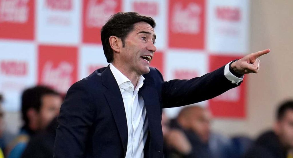 Marcelino García Toral, en un partido dirigido con el Athletic en La Cerámica.