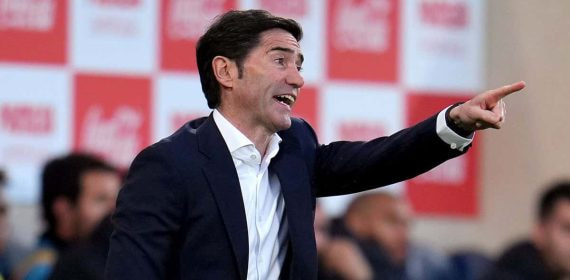Marcelino García Toral, en un partido dirigido con el Athletic en La Cerámica.