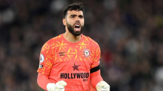 David Raya, portero del Brentford.