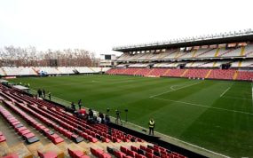 Vista panorámica del Estadio de Vallecas en enero de 2025.
