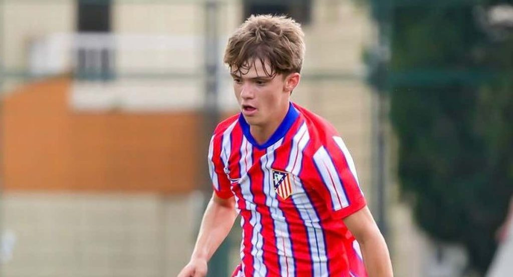 Luis Navarro, 'Curro', una de las joyas de la cantera del Atlético.