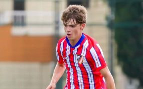 Luis Navarro, 'Curro', una de las joyas de la cantera del Atlético.