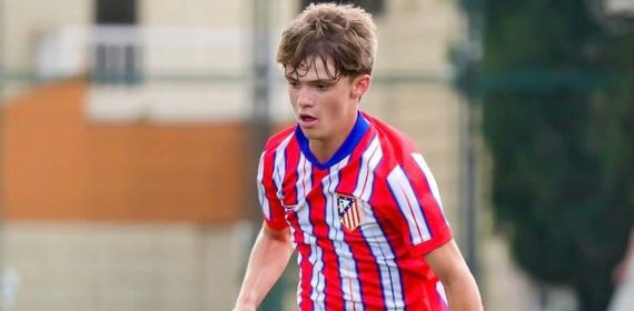 Luis Navarro, 'Curro', una de las joyas de la cantera del Atlético.