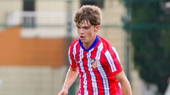 Luis Navarro, 'Curro', una de las joyas de la cantera del Atlético.