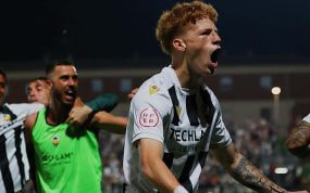 Jeremy de León, durante un partido del Castellón.