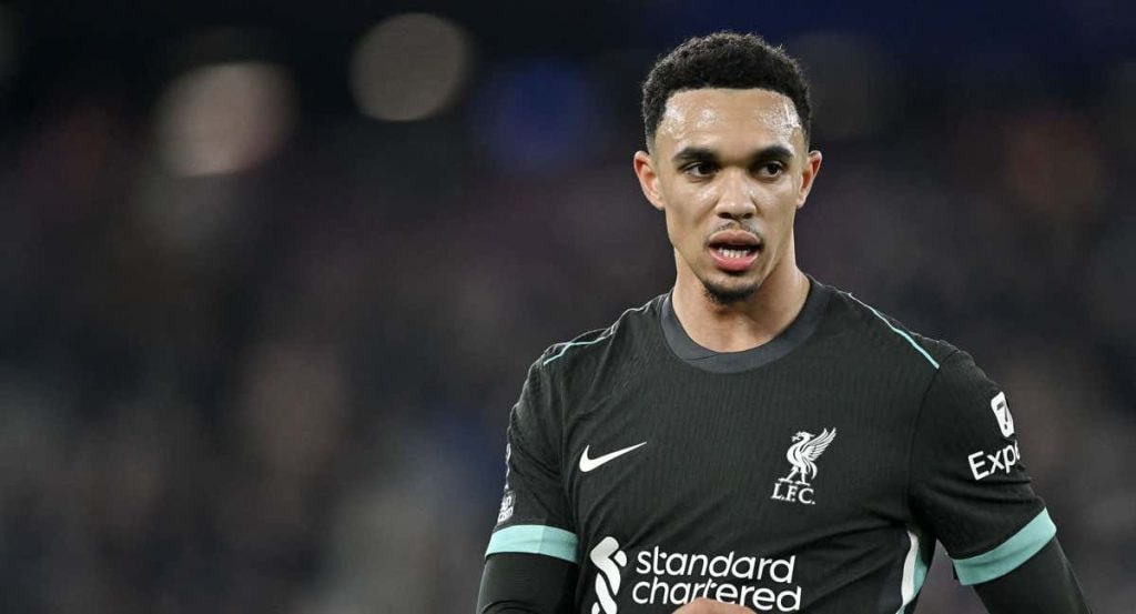 Alexander-Arnold, durante el último partido del Liverpool.