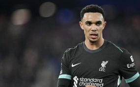 Alexander-Arnold, durante el último partido del Liverpool.