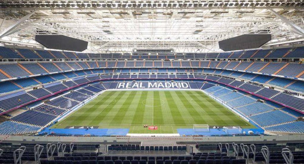 Estadio Santiago Bernabéu.
