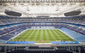 Estadio Santiago Bernabéu.