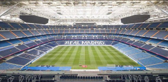 Estadio Santiago Bernabéu.