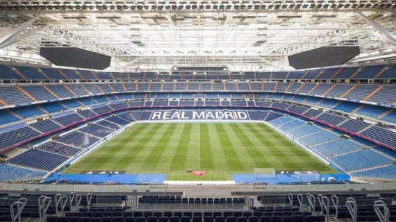 Estadio Santiago Bernabéu.