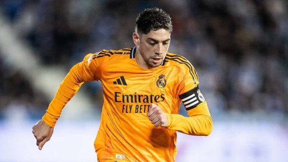 Fede Valverde, con el Real Madrid.