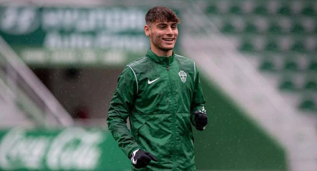 Rodrigo Mendoza, jugador del Elche.