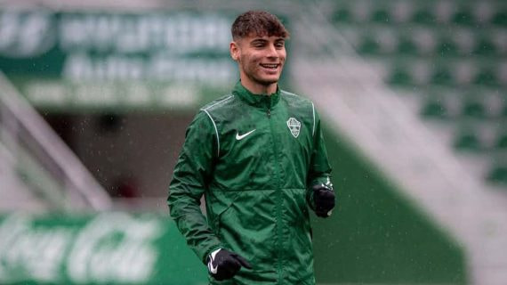 Rodrigo Mendoza, jugador del Elche.