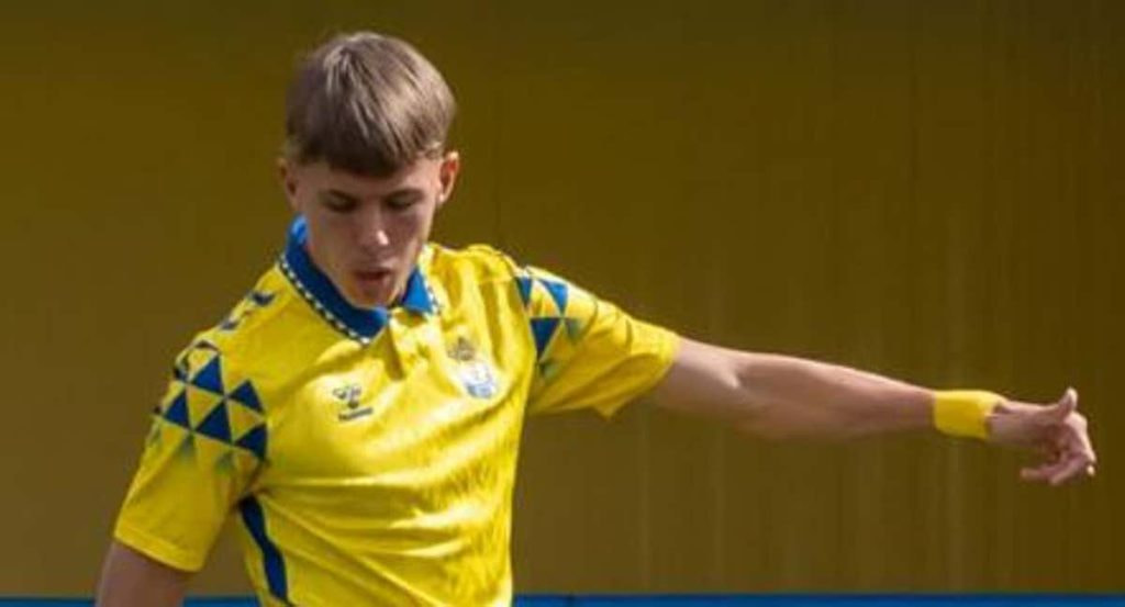 León Westin, jugador de Las Palmas que va fichar por el Real Madrid.