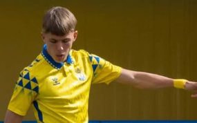 León Westin, jugador de Las Palmas que va fichar por el Real Madrid.
