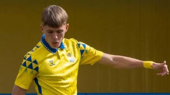 León Westin, jugador de Las Palmas que va fichar por el Real Madrid.