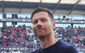 Xabi Alonso, entrenador del Bayer Leverkusen.