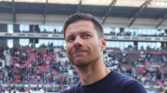 Xabi Alonso, entrenador del Bayer Leverkusen.