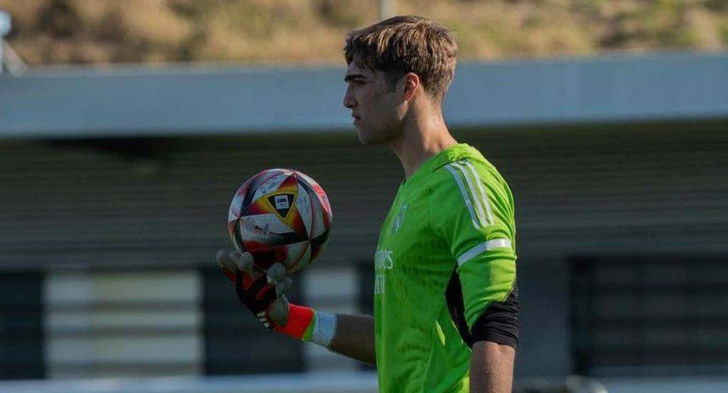 Fran González, portero del Real Madrid C.