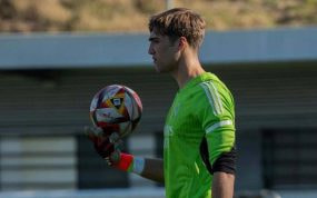 Fran González, portero del Real Madrid C.
