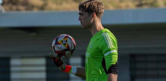 Fran González, portero del Real Madrid C.
