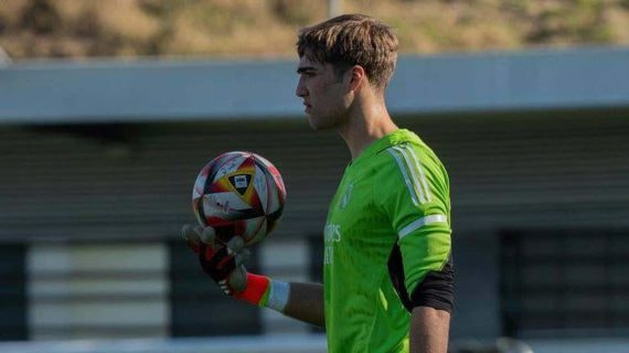 Fran González, portero del Real Madrid C.