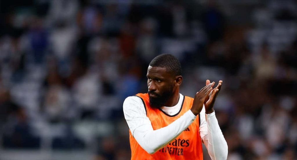 Rüdiger, con el Real Madrid.