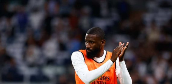 Rüdiger, con el Real Madrid.