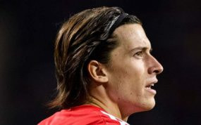 Álvaro Carreras, con el Benfica.