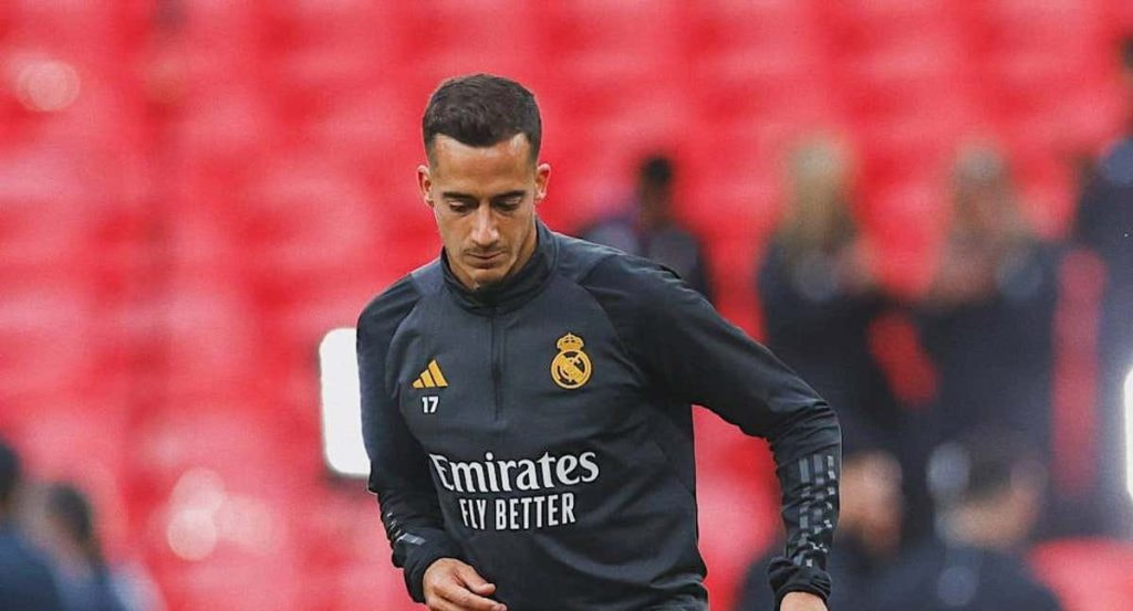 Lucas Vázquez, con el Real Madrid.