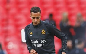 Lucas Vázquez, con el Real Madrid.