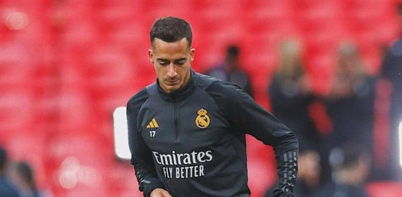Lucas Vázquez, con el Real Madrid.