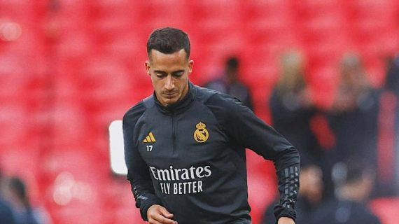 Lucas Vázquez, con el Real Madrid.