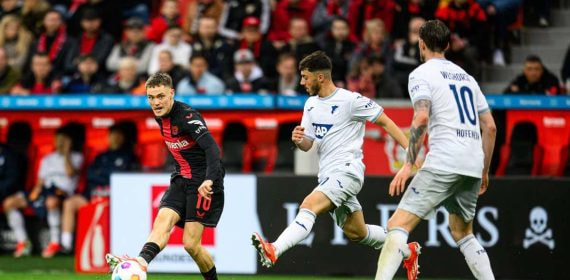 Florian Wirtz, con el Leverkusen.