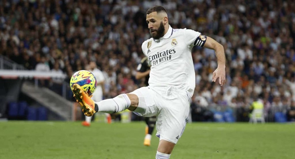 Benzema, en un partido de esta temporada.