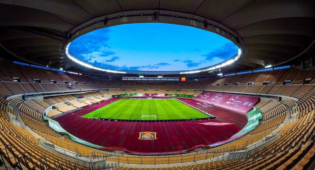 El estadio de La Cartuja.