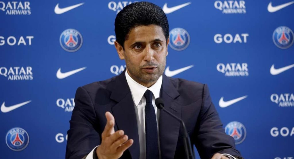 Nasser Al-Khelaïfi, presidente del PSG.