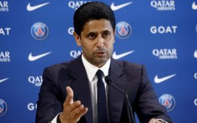 Nasser Al-Khelaïfi, presidente del PSG.