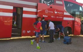 Joao Félix, en su regreso al Atlético de Madrid el pasado 10 de julio, en Los Ángeles de San Rafael.