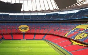 Una simulación de cómo quedaría el Camp Nou acabado.