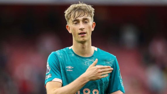 Dean Huijsen, con el Bournemouth.