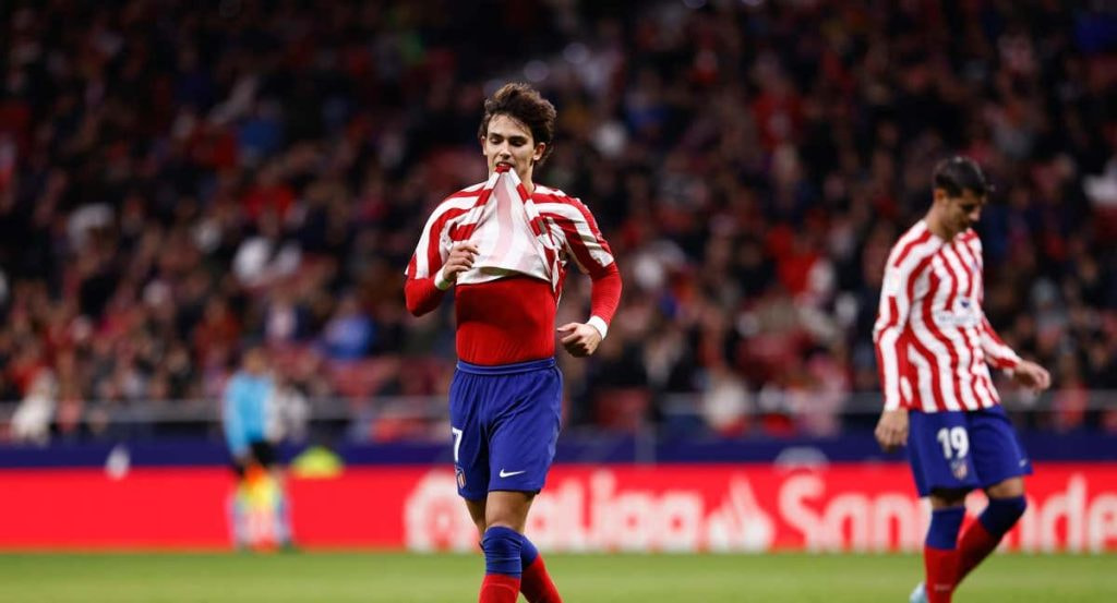 Joao Félix, durante un partido con el Atlético de Madrid