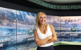 Rocío Martínez, en el estudio de 'Radioestadio Noche'.