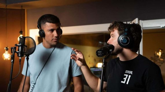 Rodri Hernández se prestó a cantar para el proyecto 'Dorsal 31' de su amigo Ximo Miralles.