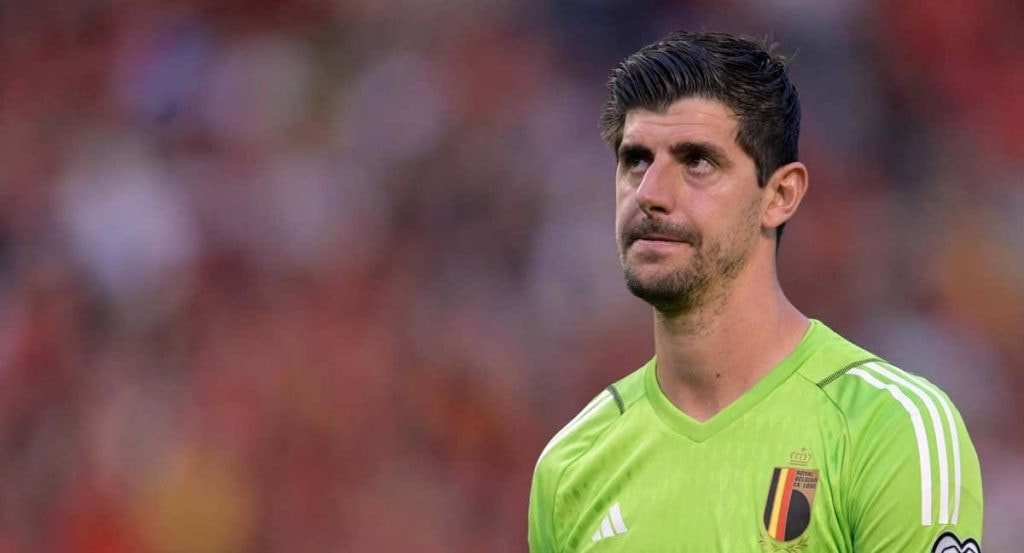 Courtois, con Bélgica.