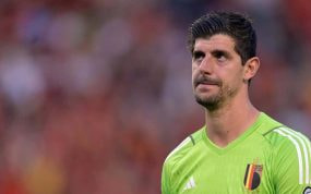 Courtois, con Bélgica.