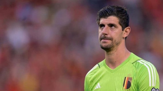 Courtois, con Bélgica.
