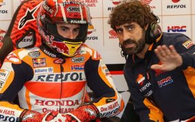 Santi Hernández y Marc Márquez.