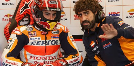 Santi Hernández y Marc Márquez.